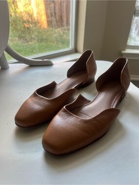 Madewell Leather D'Orsay Flats